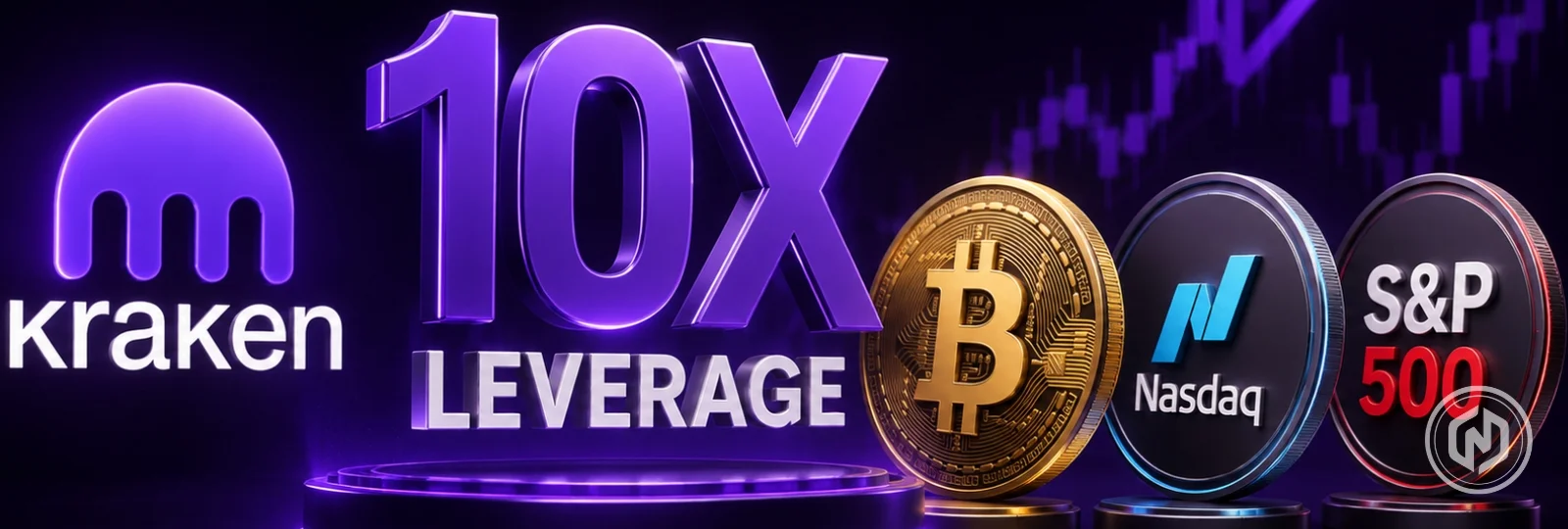 Kraken Prop Announces 10X Leverage on Bitcoin, Nasdaq 100 and S&P 500