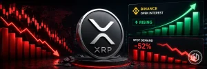 XRP Faces Selling Pressure as Binance Open Interest Rises and Spot Demand Drops 52_ XRP Faces Selling Pressure as Binance Open Interest Rises and Spot Demand Drops 52_